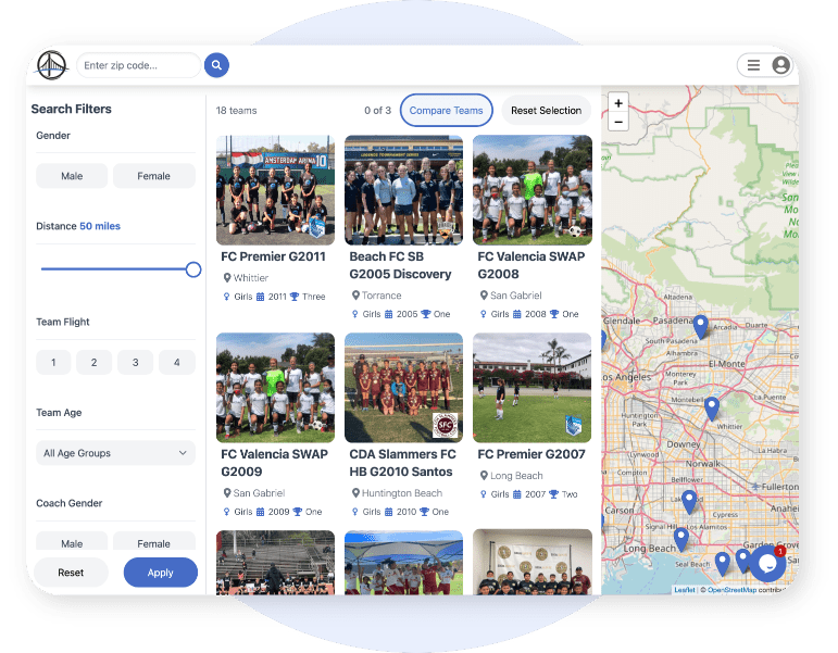 Sports Bridge team profiles